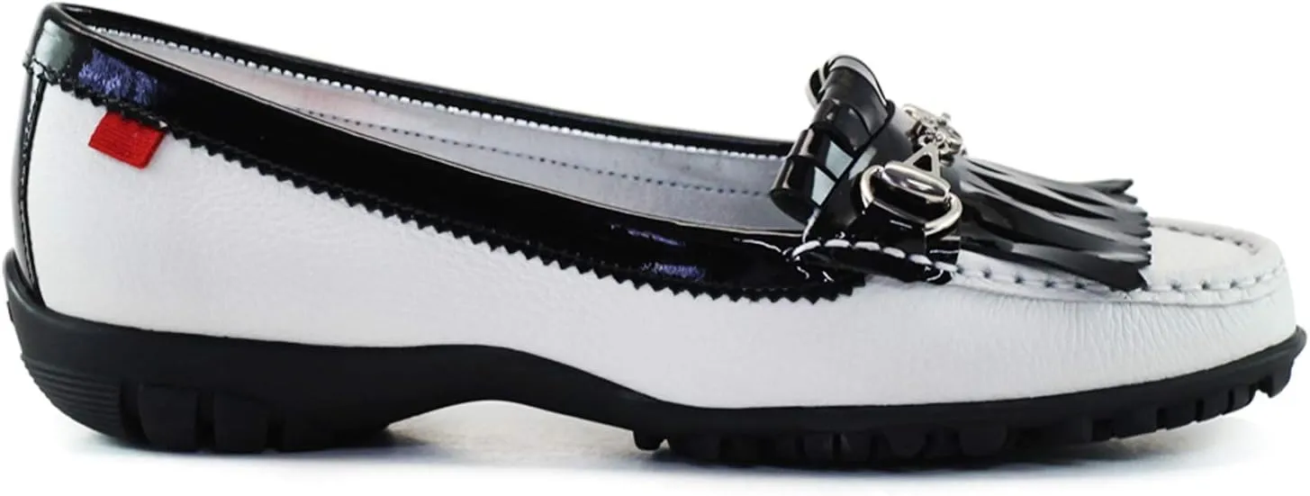 Marc Joseph New York Women's Golf Leather Made in Brazil Lexington Performance Fashion Shoe Moccasin