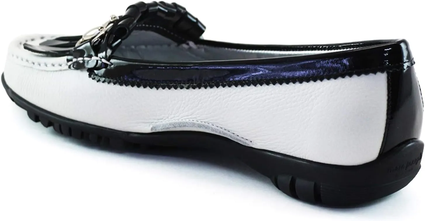 Marc Joseph New York Women's Golf Leather Made in Brazil Lexington Performance Fashion Shoe Moccasin