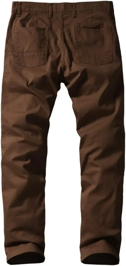 Match Men's Slim Tapered Stretchy Casual Pants #8105