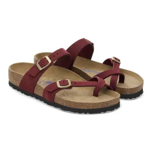 Mayari Soft Footbed Nubuck Leather Sandal - Zinfandel