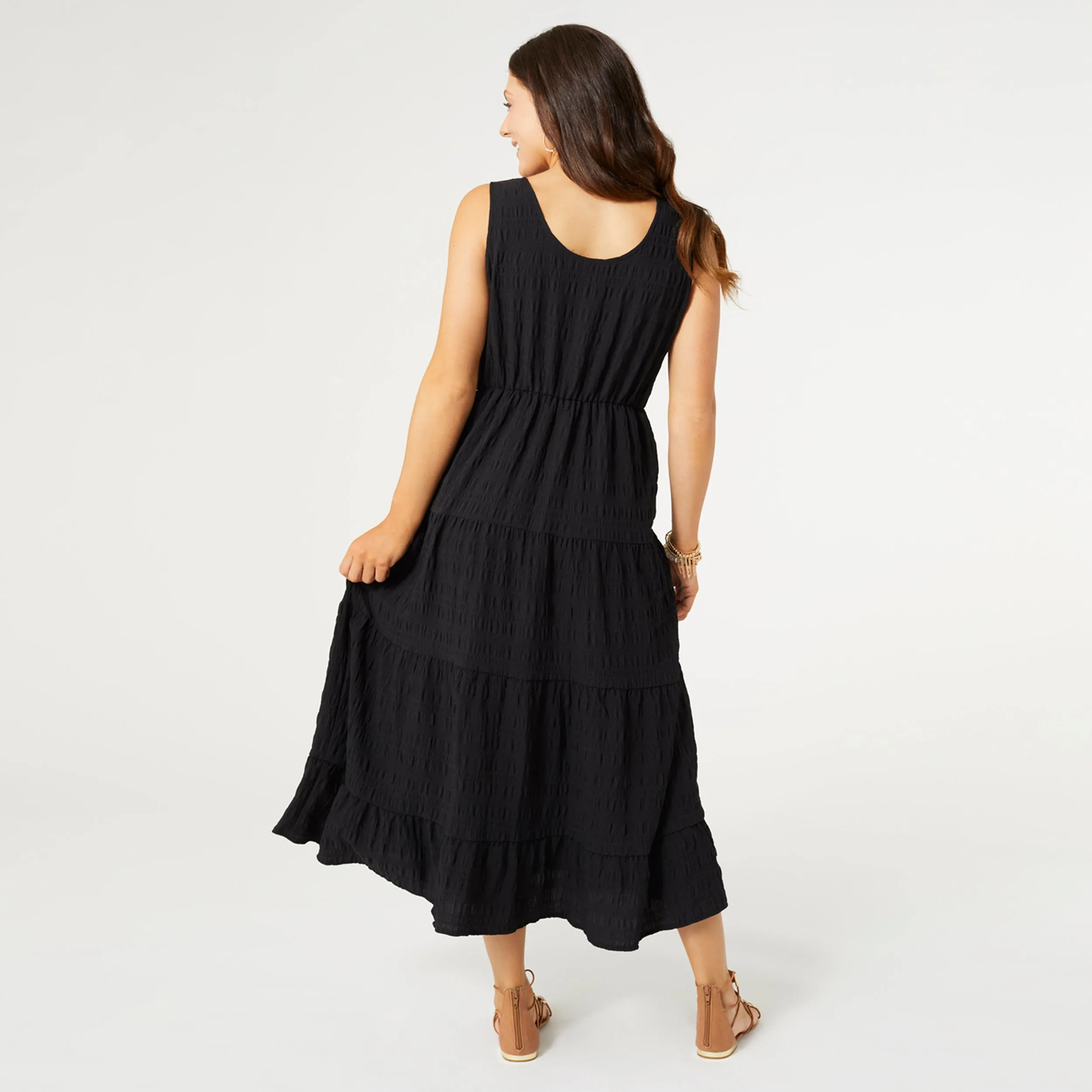 Meadow Gauze Tiered Tank Dress - Final Sale