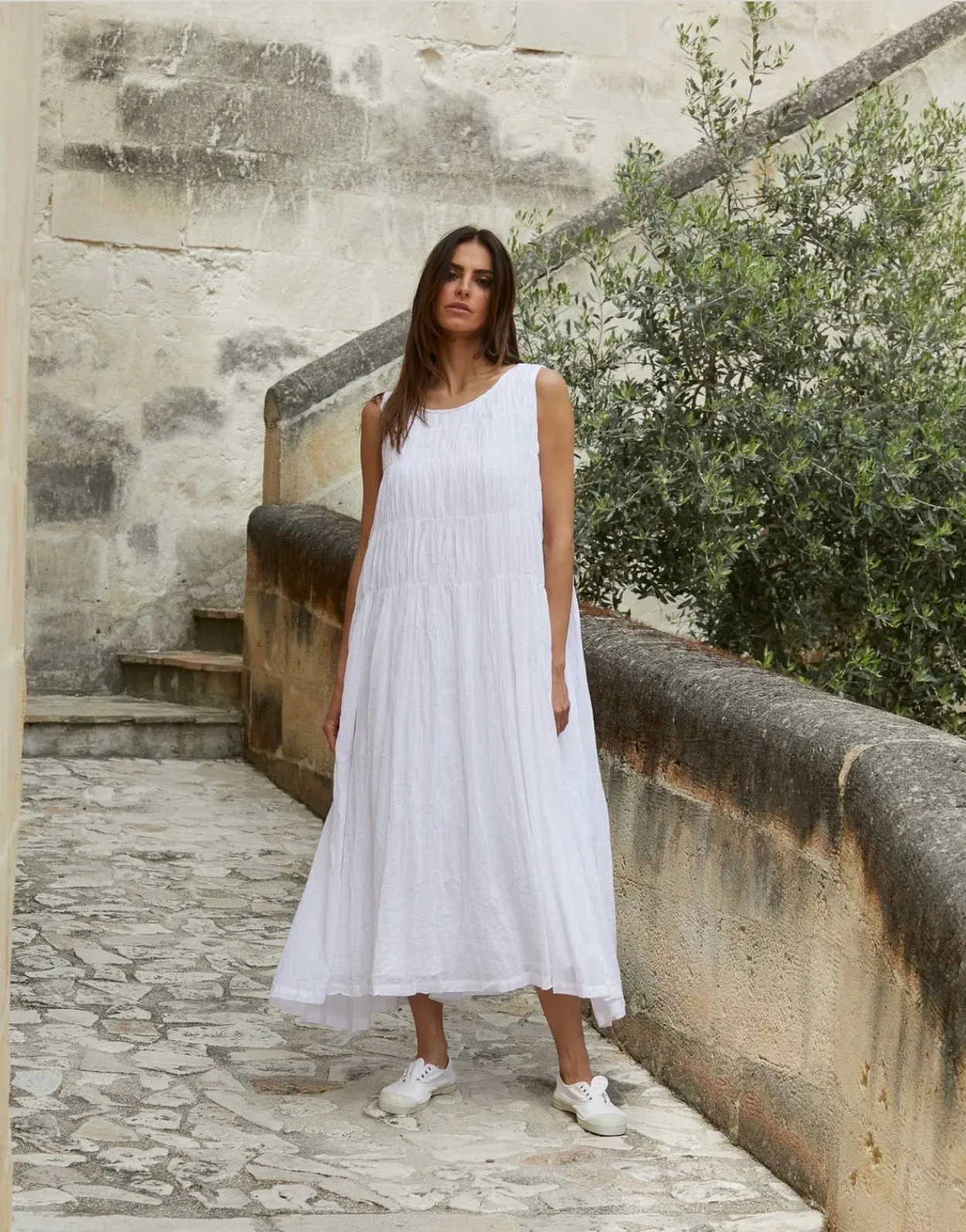 Meg by Design Athena Dress Long - Gauze Cotton