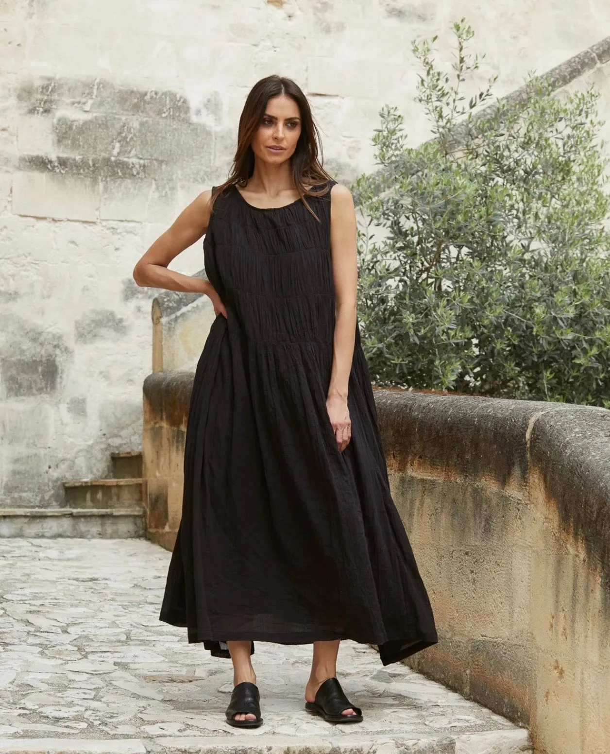 Meg by Design Athena Dress Long - Gauze Cotton
