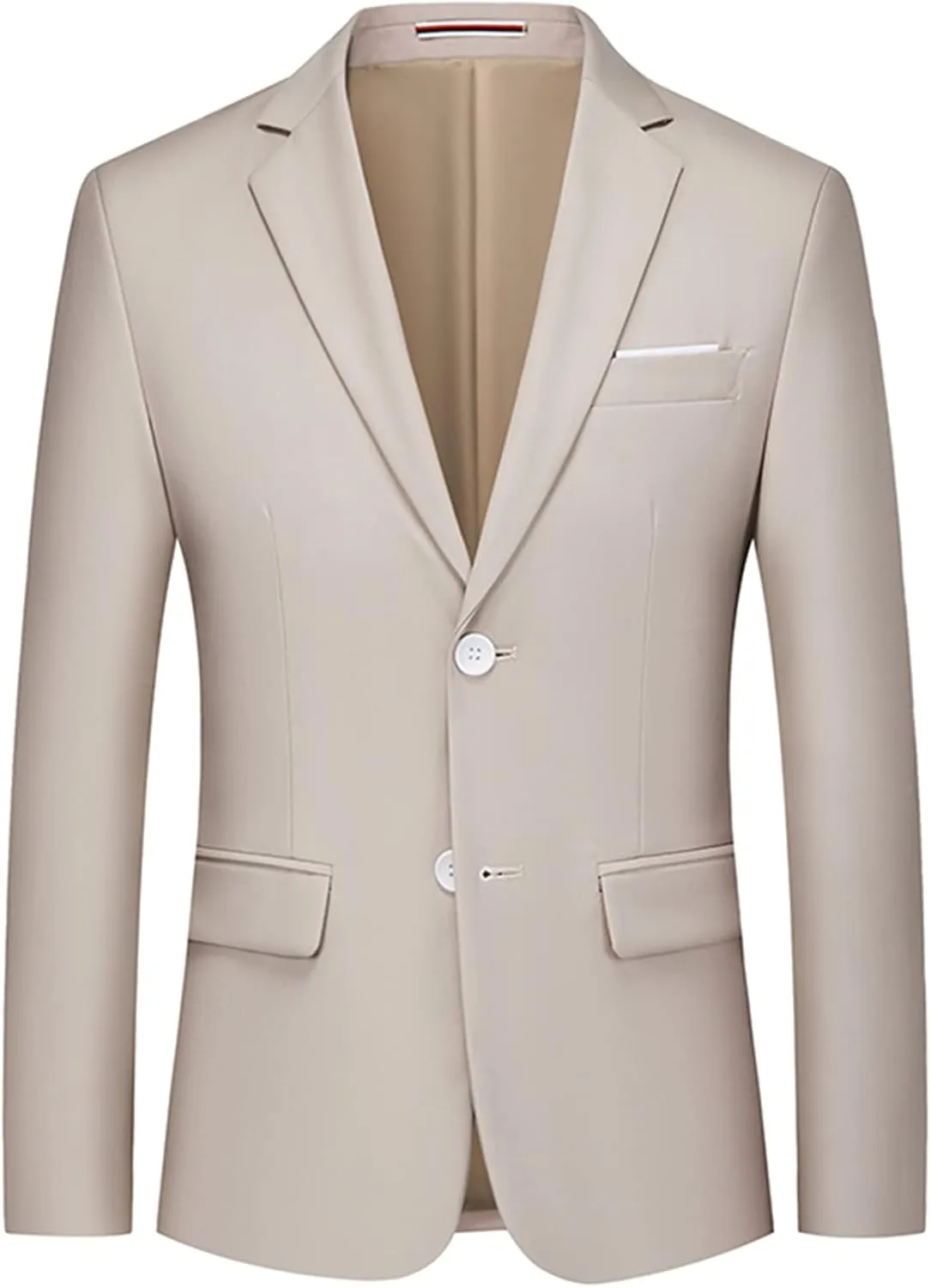 Mens Blazer Jacket Casual 2 Buttons Suit Jacket Single Breasted Sport Coats Modern Wedding Tux Blazer