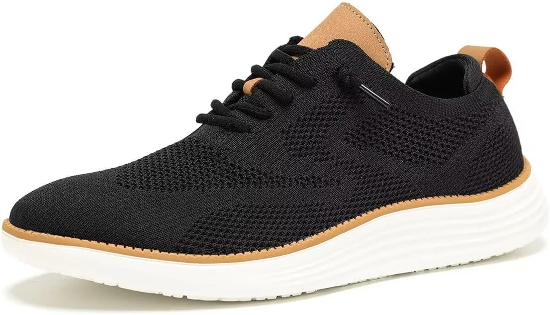 Men's Casual Dress Sneakers Oxfords Business Mesh Breathable Walking Shoes Tennis Comfortable