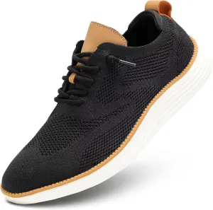 Men's Casual Dress Sneakers Oxfords Business Mesh Breathable Walking Shoes Tennis Comfortable