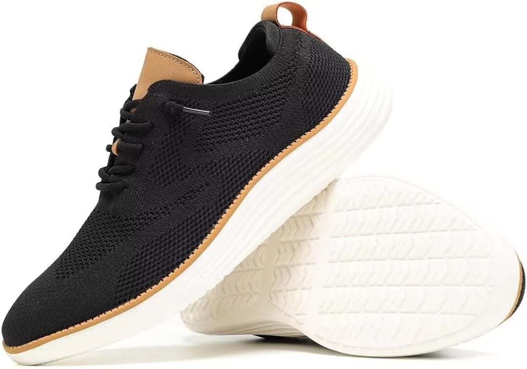 Men's Casual Dress Sneakers Oxfords Business Mesh Breathable Walking Shoes Tennis Comfortable