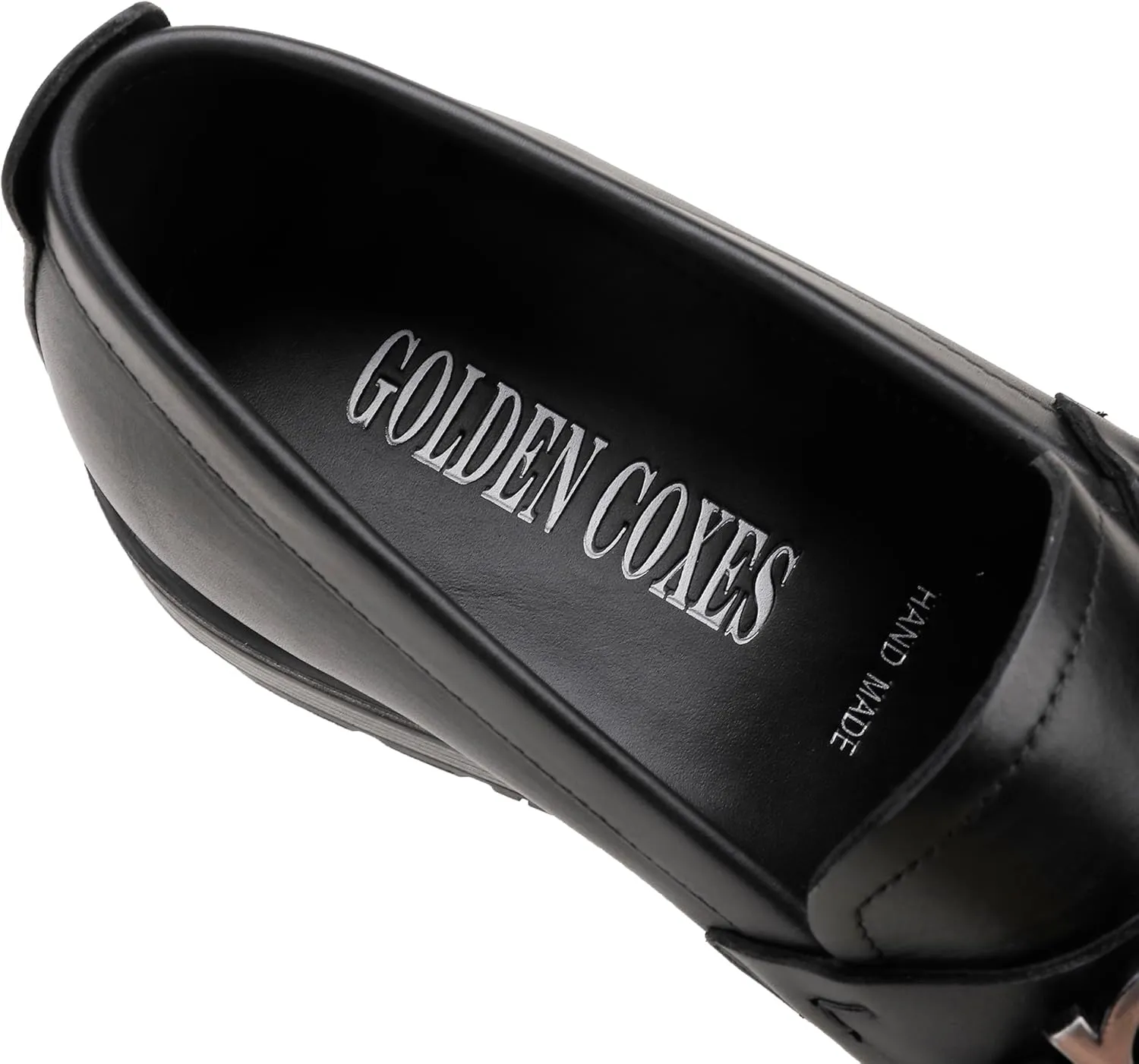 Men's Classic Leather Dress Loafers, Fashion Formal Handmade Buckle Bussiness Dress Shoes Party Slip-on Penny Loafer for Mens