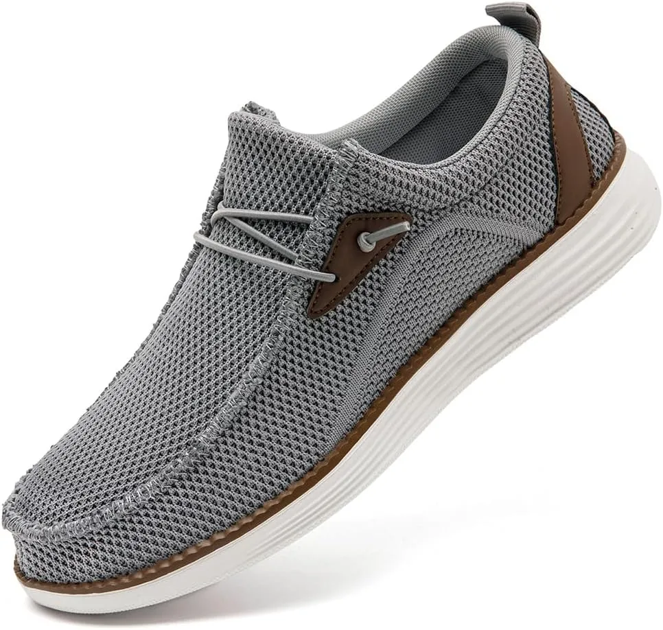Men's Loafers Slip On Walking Shoes Mens Boat Casual Work Sneakers for Men Loafer Running Tennis Lightweight Comfortable Shoes
