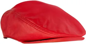 Men's Real Soft Leather Ivy Beret Newsboy Gatsby Golf Cabbie Flat Cap Hats