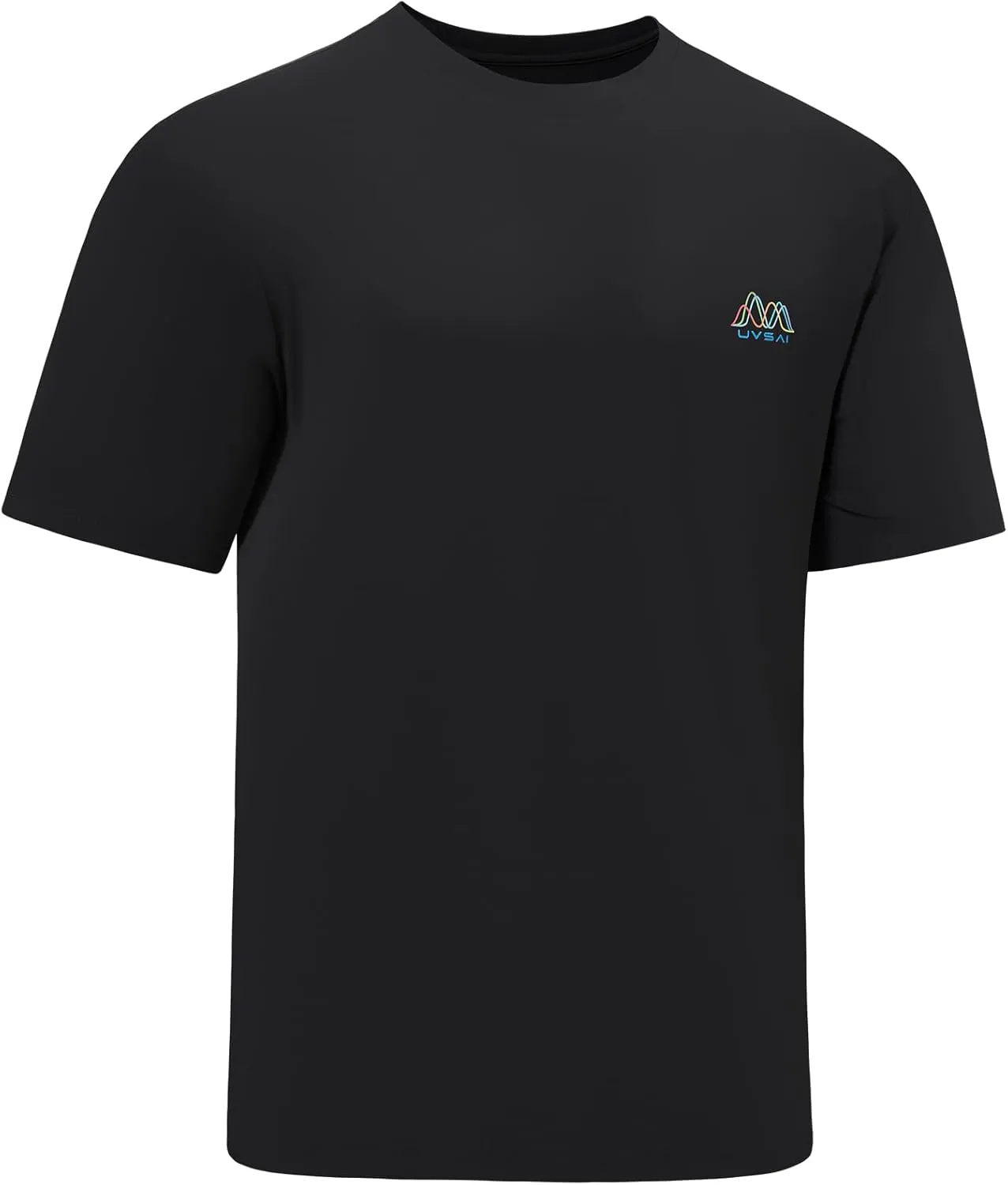Men’s UPF 50  Short Sleeve Shirt Permanent UV Sun Protection Performance Hiking Fishing T-Shirts