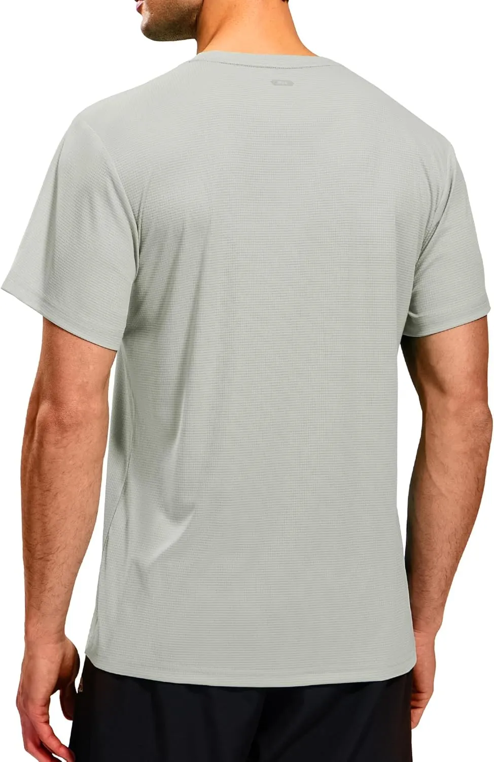MIER Mens Dry Fit Workout T-Shirts Athletic Running Tshirt Short Sleeve Lightweight Airy Gym Sport Tee Shirt, Crew Neck