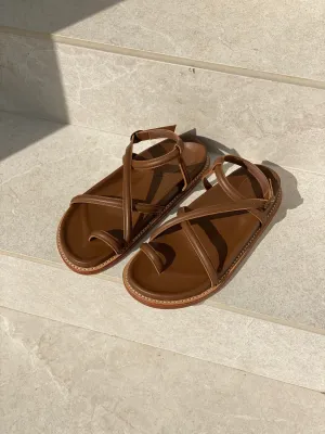 Milos Sandal ~ Dark Tan