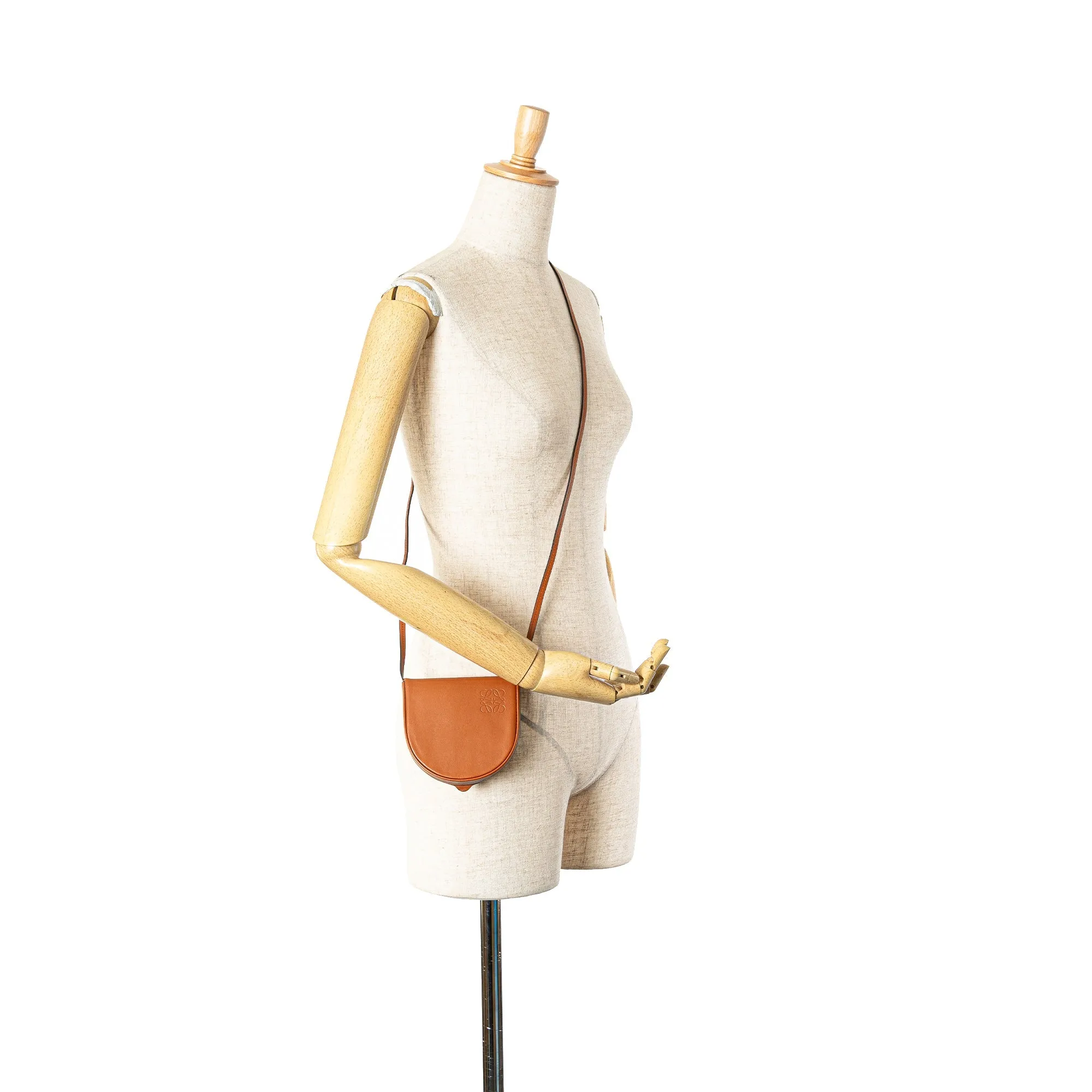 Mini Soft Calfskin Heel Pouch