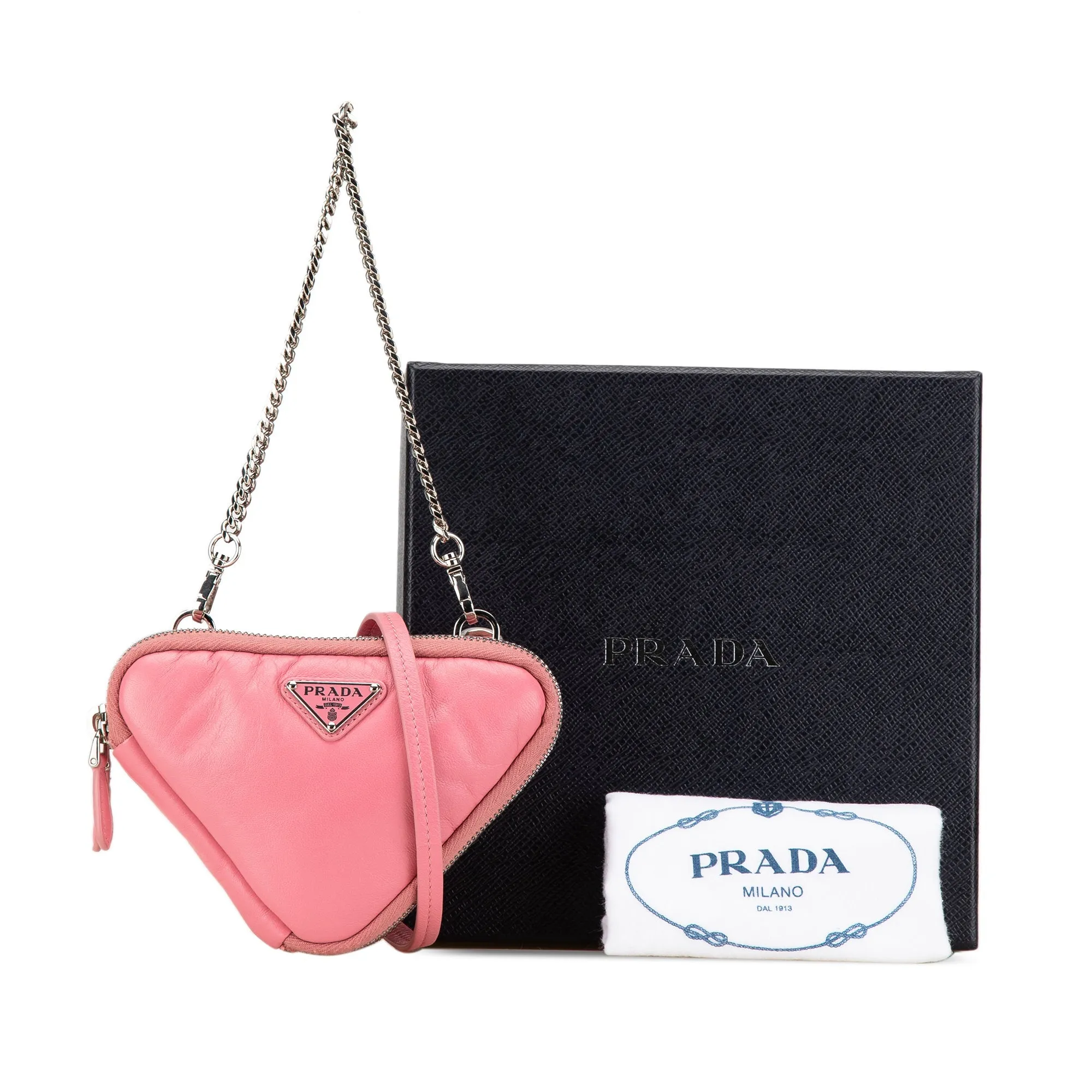 Mini Soft Nappa Triangle Pouch