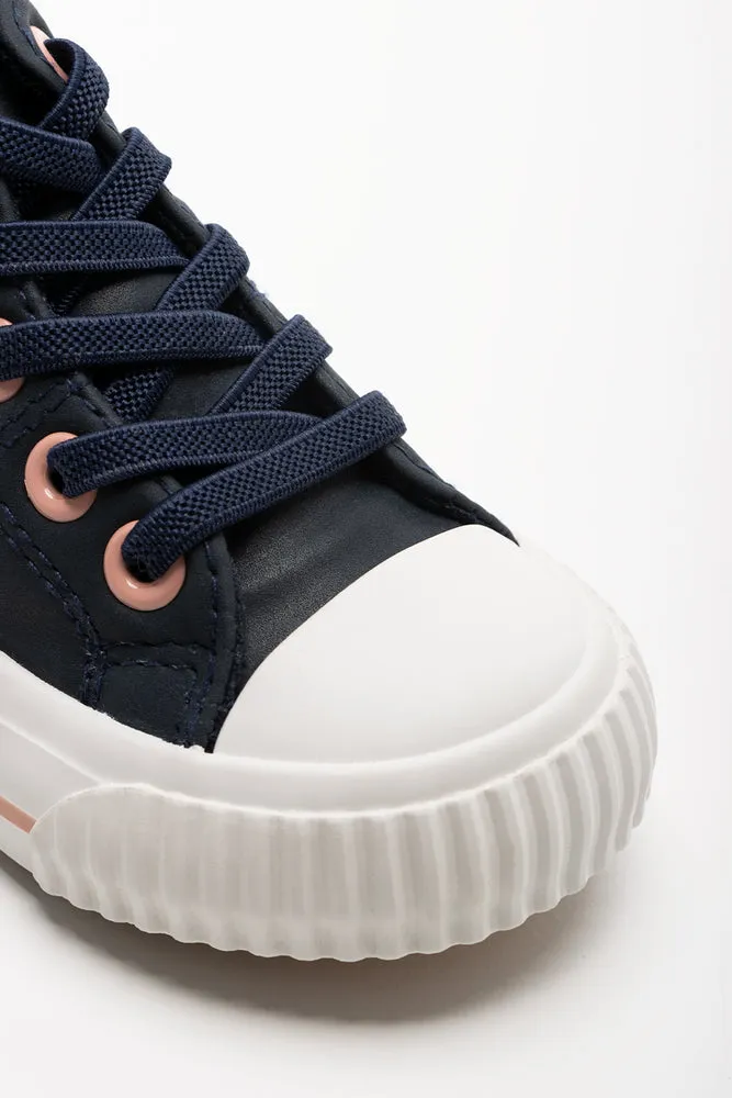 Minnie Mouse Hightop Sneaker Navy