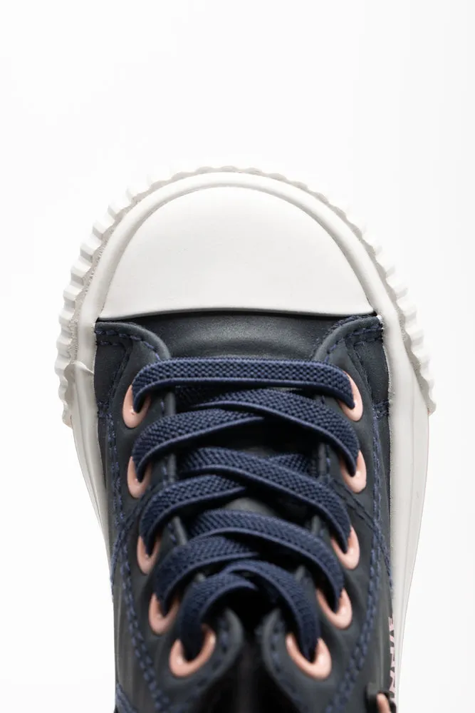 Minnie Mouse Hightop Sneaker Navy