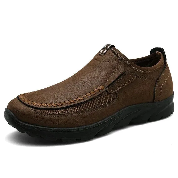 Moccasins for Men – Airy Orthopedic Slip-On Shoes in High-Quality Material