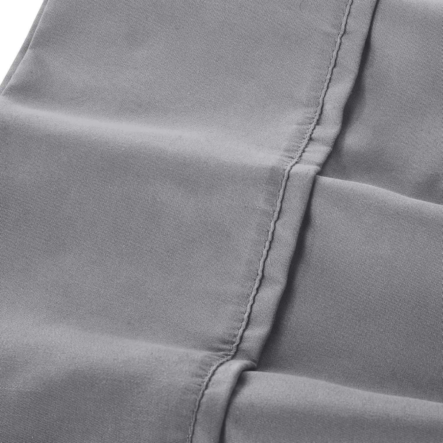 Modern Threads Soft Microfiber Solid Sheets - Luxurious Microfiber Bed Sheets - Includes Flat Sheet, Fitted Sheet with Deep Pockets, & Pillowcases Stone King