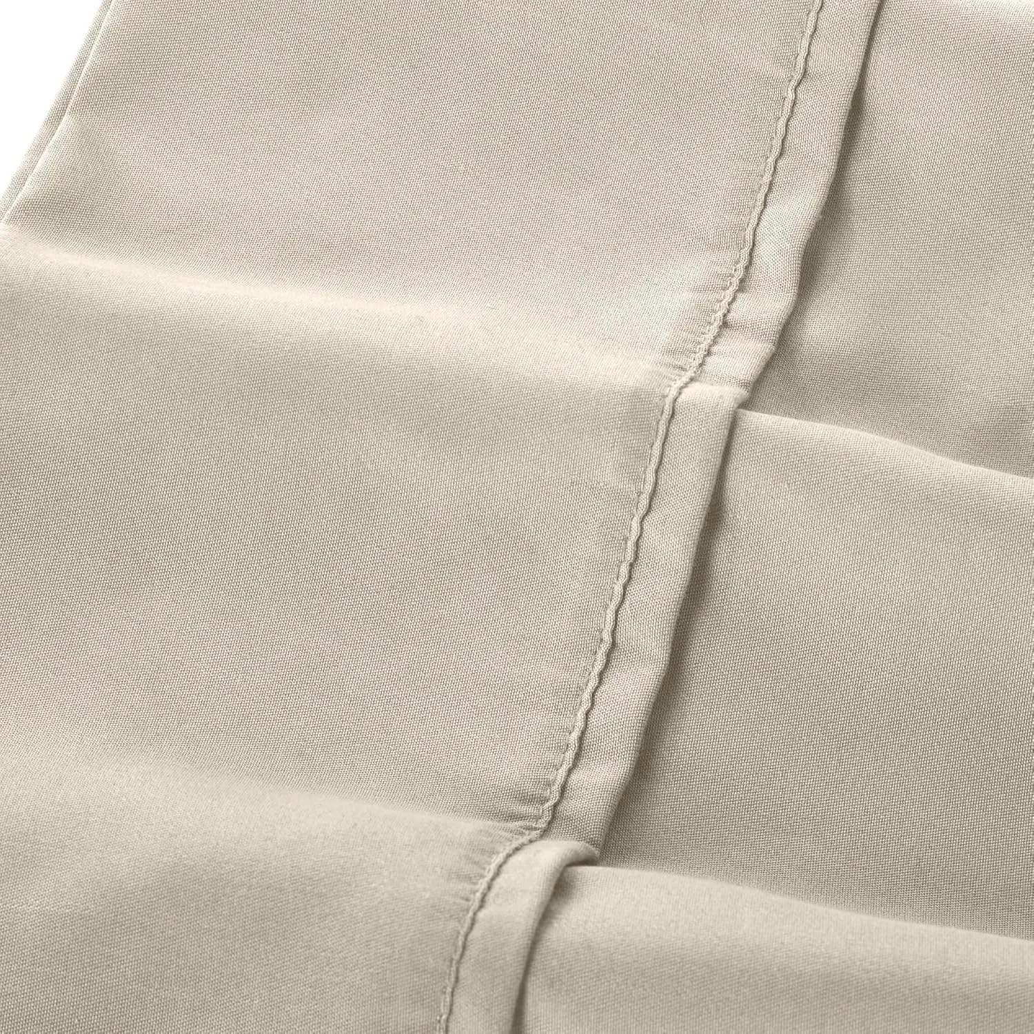 Modern Threads Soft Microfiber Solid Sheets - Luxurious Microfiber Bed Sheets - Includes Flat Sheet, Fitted Sheet with Deep Pockets, & Pillowcases Taupe King