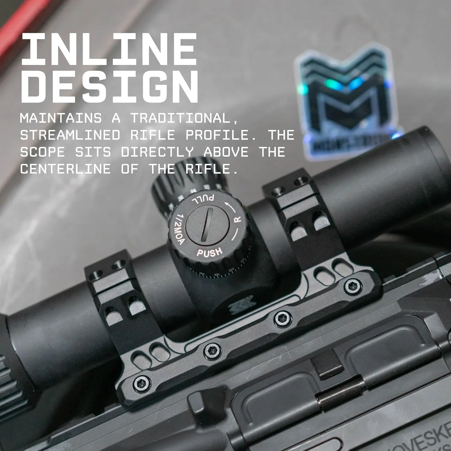 Monstrum Deadlock Series Dual Ring Scope Mount