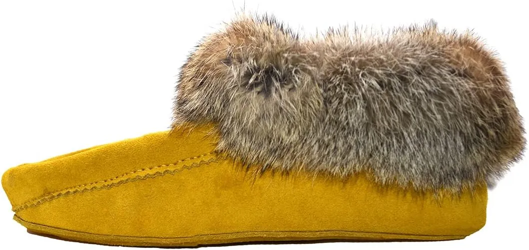 Native dechic Slippers Unisex Canadian-Made Moccasins Leather Slippers for Women Luxury Slippers Real Fur Slippers