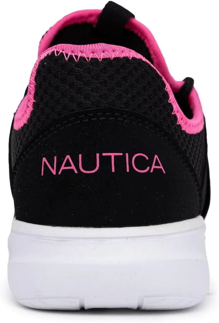 Nautica Kids Girls Metallic Fashion Sneaker Lace-Up Athletic Running Shoe I kappil I (Big Kid - Little Kid - Toddler)