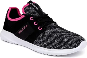 Nautica Kids Girls Metallic Fashion Sneaker Lace-Up Athletic Running Shoe I kappil I (Big Kid - Little Kid - Toddler)
