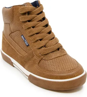 Nautica Kids Sneaker: Lace-Up Fashion Shoe with Boot-Like High Top Design for Boys and Girls (Big Kid/Little Kid Sizes) - Horizon