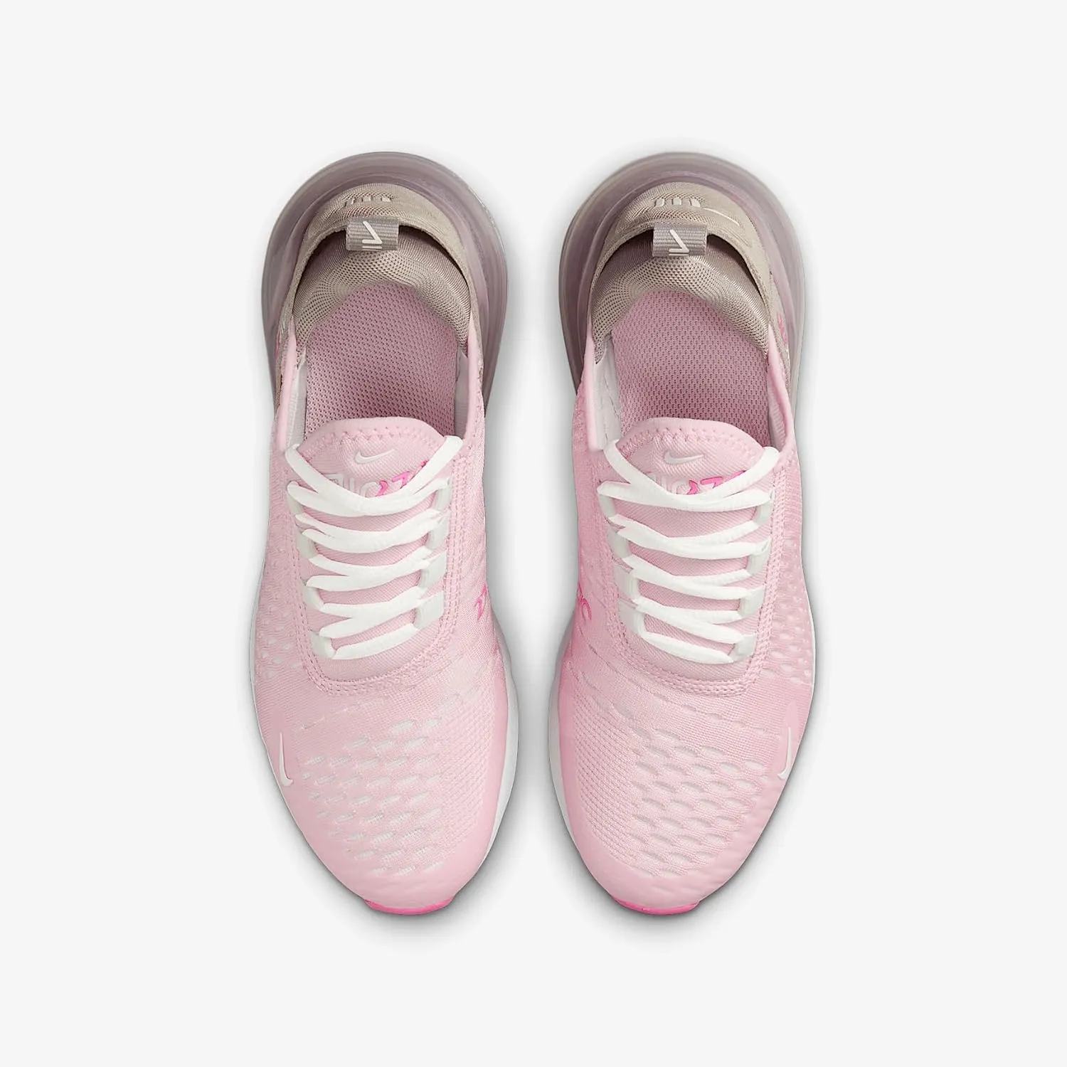 Nike Air Max 270 Big Kids' Shoes (IB4435-663, Pink Foam/College Grey/Platinum Violet/Summit White)