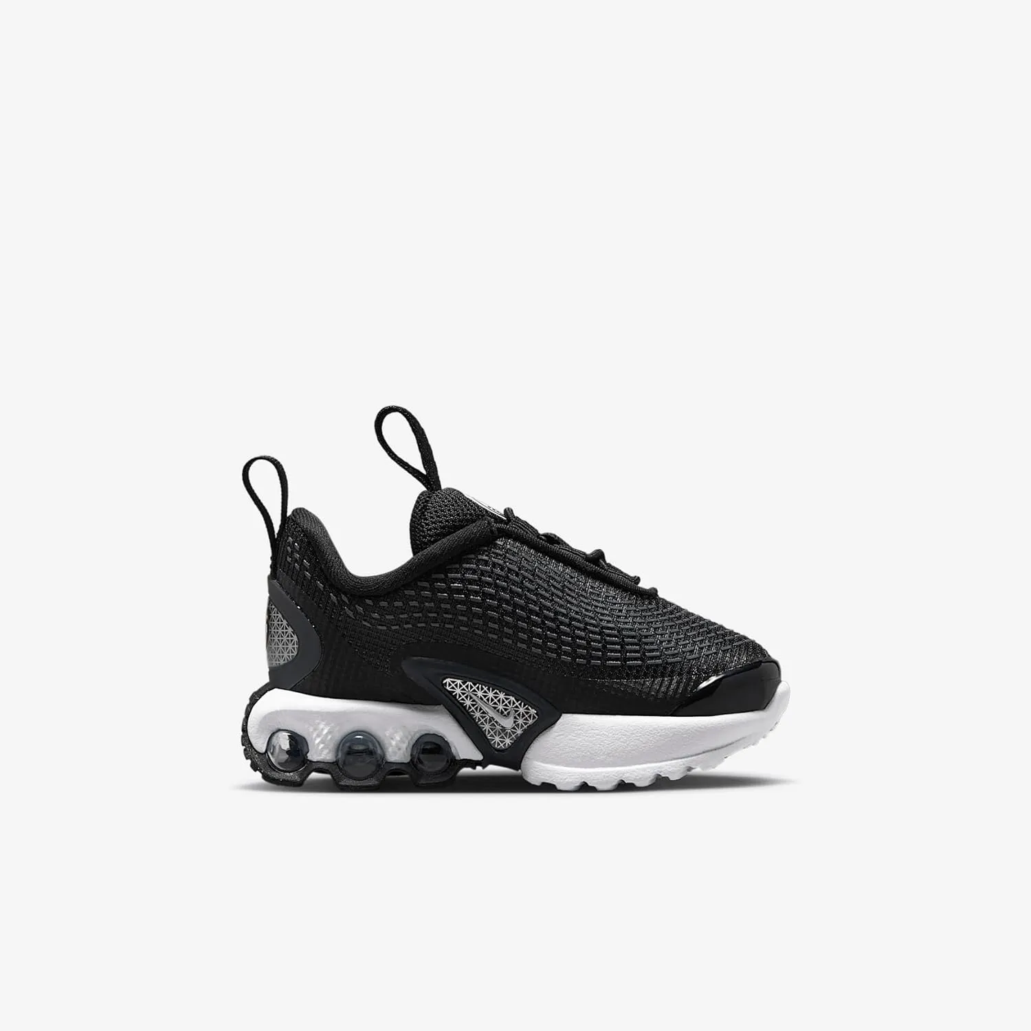 Nike Air Max Dn Baby/Toddler Shoes (FN4452-007, Black/Dark Grey/Black/White)