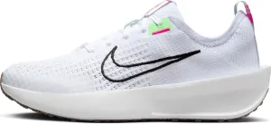 Nike Interact Run Women's Road Running Shoes (FD2292-102, White/Black-Football Grey-Vapor Green) Size 9.5