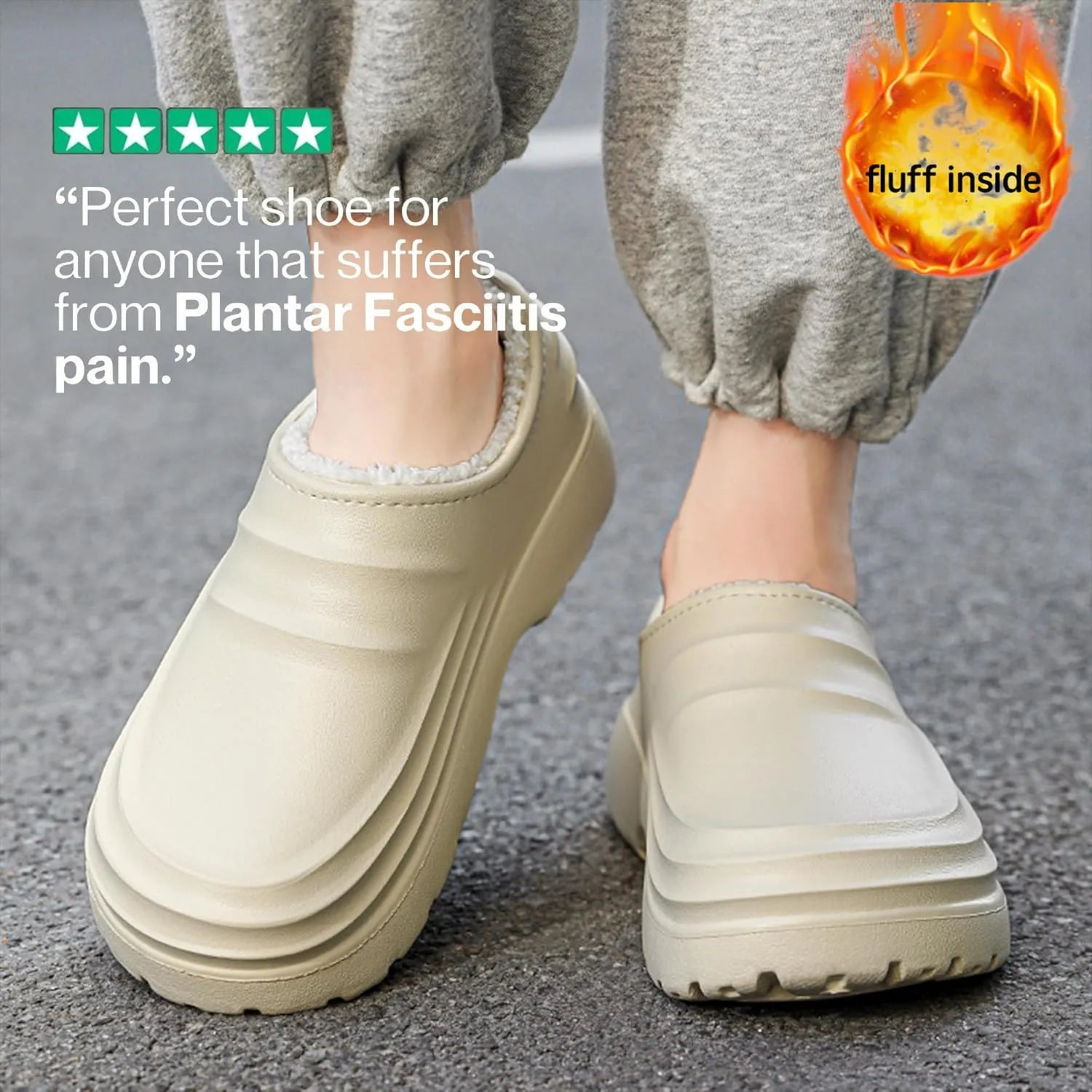 Non Slip Work Shoes for Women Men, Waterproof Slip Resistant Chef Clogs Shoes for Unisex-Adult, Ideal for Kitchen Garden Beach