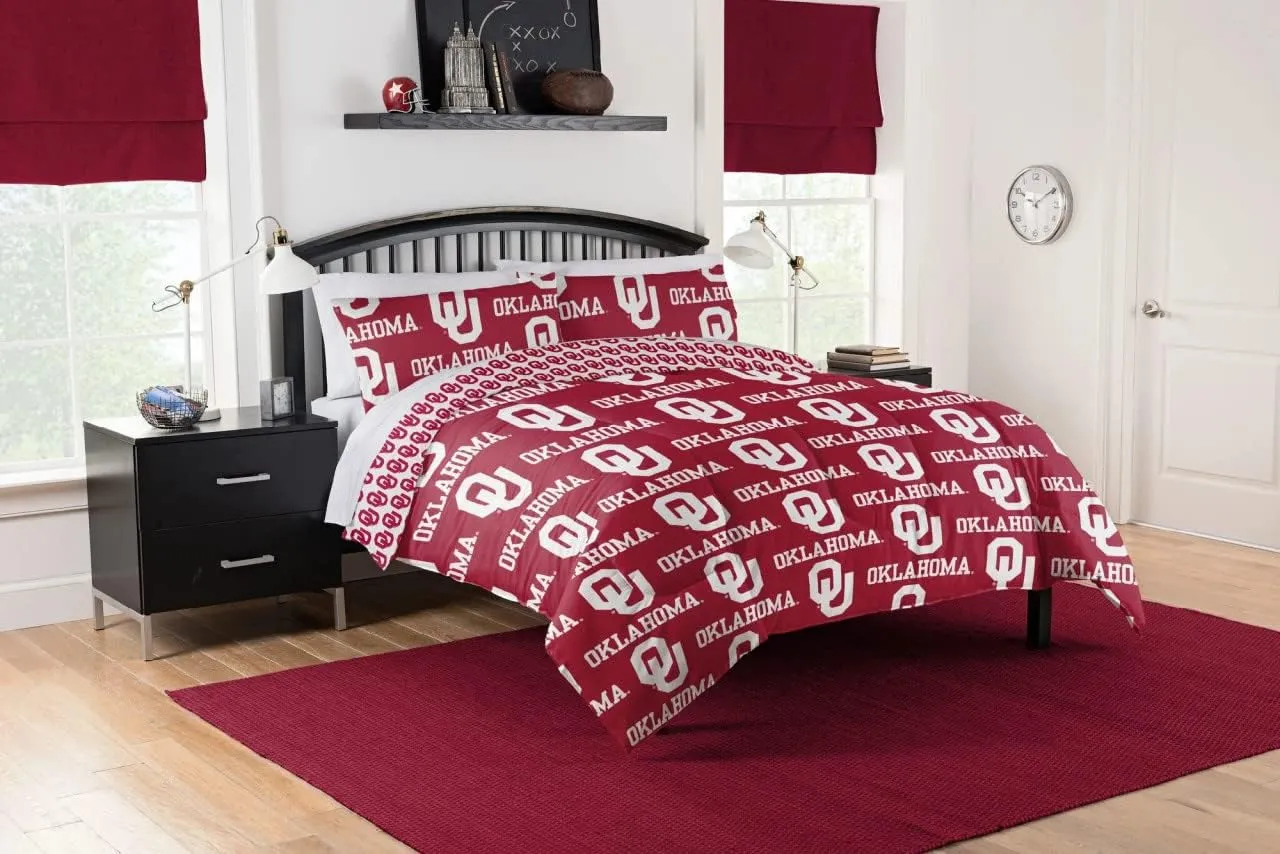 NORTHWEST NCAA Unisex Rotary Queen Bed in a Bag Set