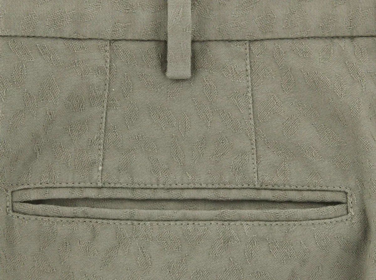 Olive Green Fancy Pants - Slim