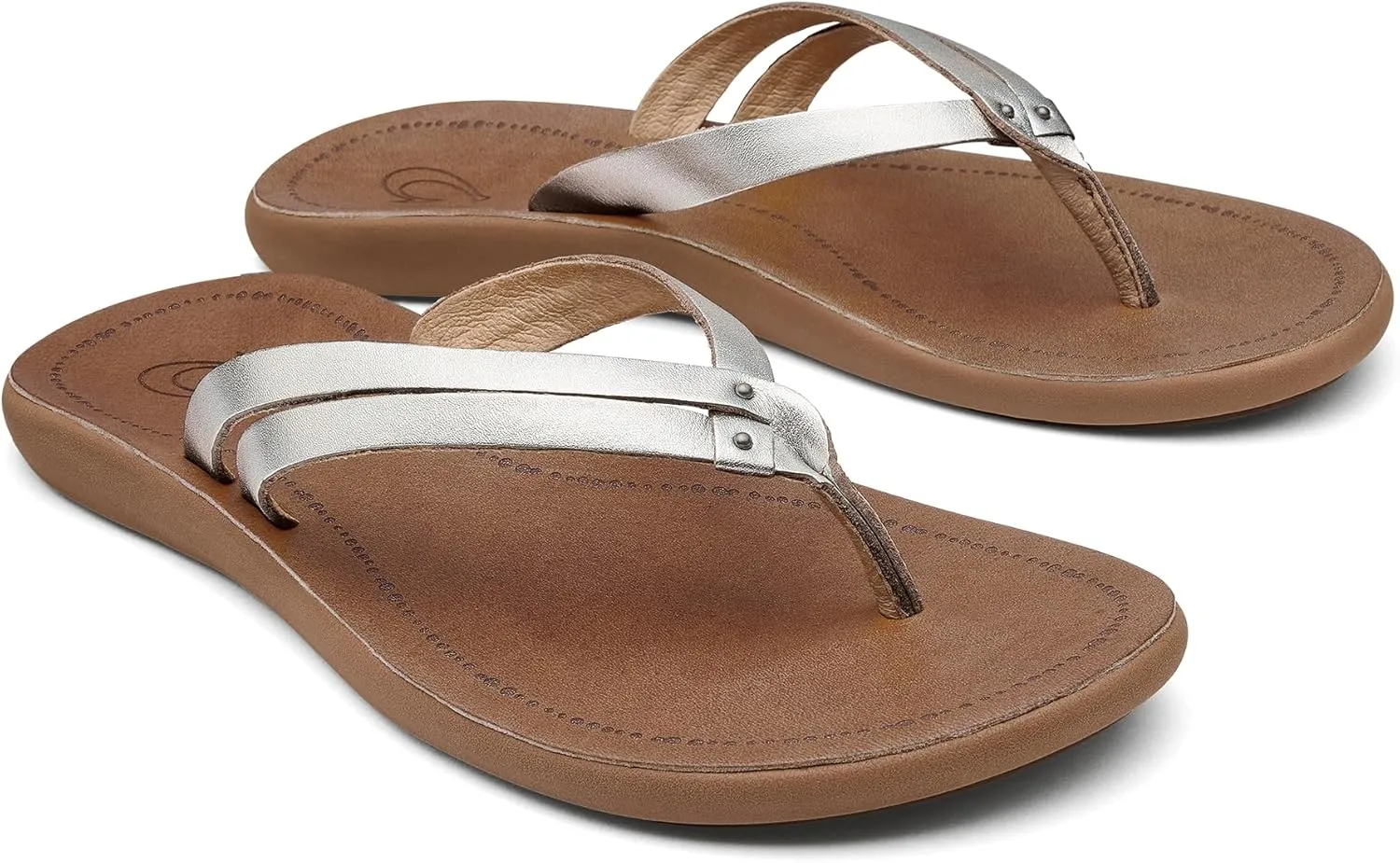 OLUKAI Kapehe Luana Women's Beach Sandal, Soft & Comfortable Full-Grain Leather, Casual & Modern Style