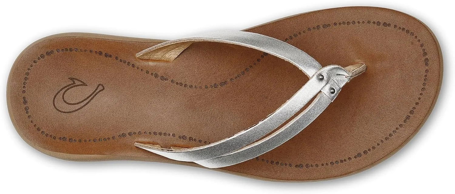 OLUKAI Kapehe Luana Women's Beach Sandal, Soft & Comfortable Full-Grain Leather, Casual & Modern Style