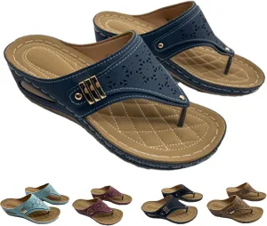 Orthopedic Sandals for Women Casual Slippers Slip On Platform Sandals Dressy Summer Beach Shoes Summer Dressy Comfortable Sandals