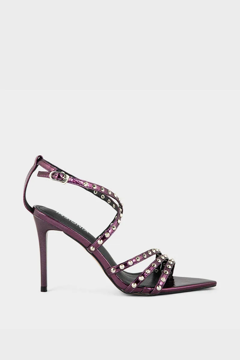 Party Wear Sandal IP2034-Purple