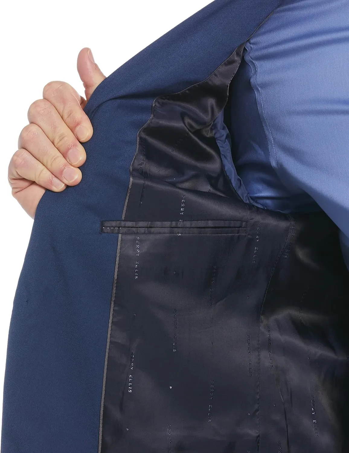 Perry Ellis Men's Slim Fit Dress Pants, With Flat Front Stretch Fabric (Waist Size 26-42)