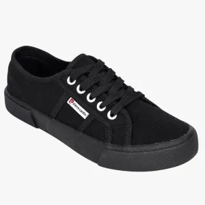 Pierre Cardin Womens Calais Sneaker Black Mono