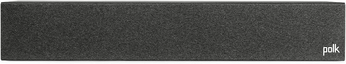 Polk Monitor XT35 Slim Center Channel Speaker - Hi-Res Audio Certified, Dolby Atmos & DTS:X Compatible, 1" Terylene Tweeter & Four 3" Dynamically Balanced Woofer, Wall-Mountable, Midnight Black