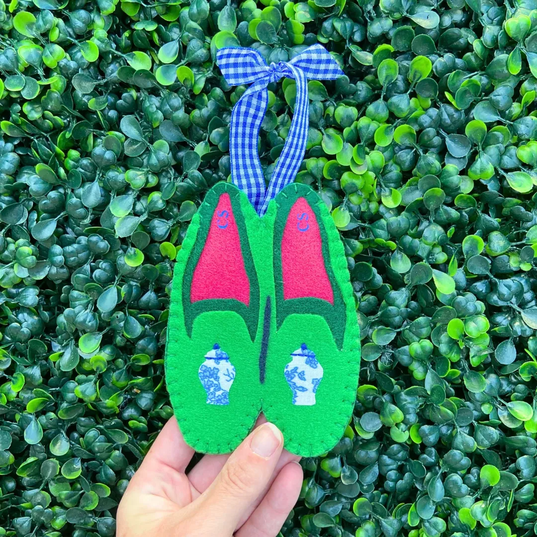 Preppy Ginger Jar Loafer Ornaments