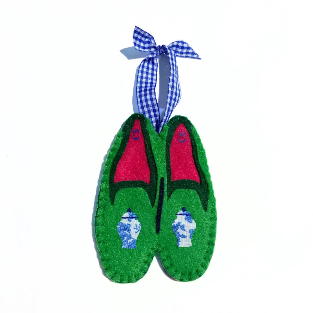 Preppy Ginger Jar Loafer Ornaments