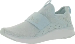 PUMA Girls Softride Sophia Slip On Running Shoe, 5.5 Big Kid, Heather Silver