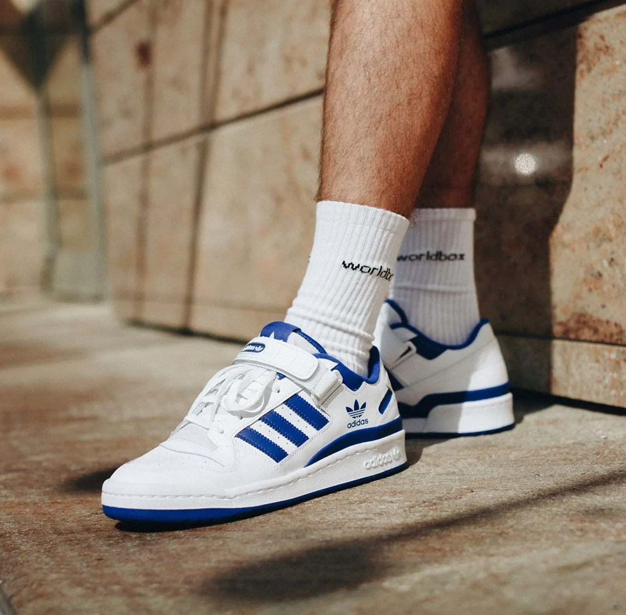 "Adidas Forum 84 Low Blue – Classic Heritage, Modern Street Style!"