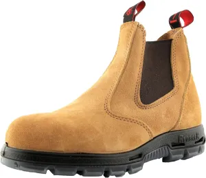 RedbacK Work Boots UBBA Easy Escape Soft Toe Banana Suede Leather Slip On Boot