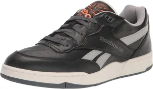 Reebok Unisex BB 4000 II Sneaker, Core Black/Chalk/Pure Grey, 8.5 US Men