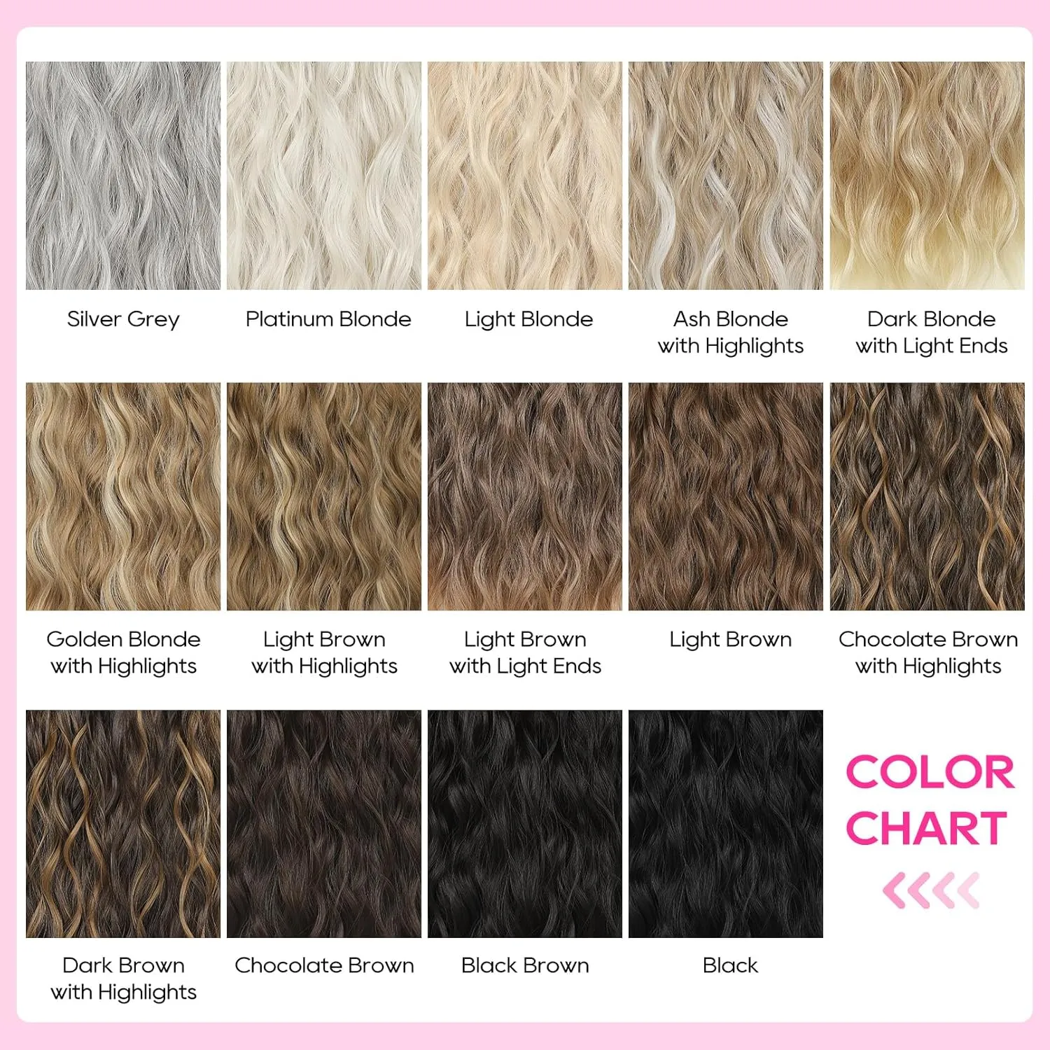 REECHO Clip in Hair Extensions, 4PCS Short Wavy Hair Extensions 14" Invisible Lace Weft Natural Soft Hairpieces for Women Black