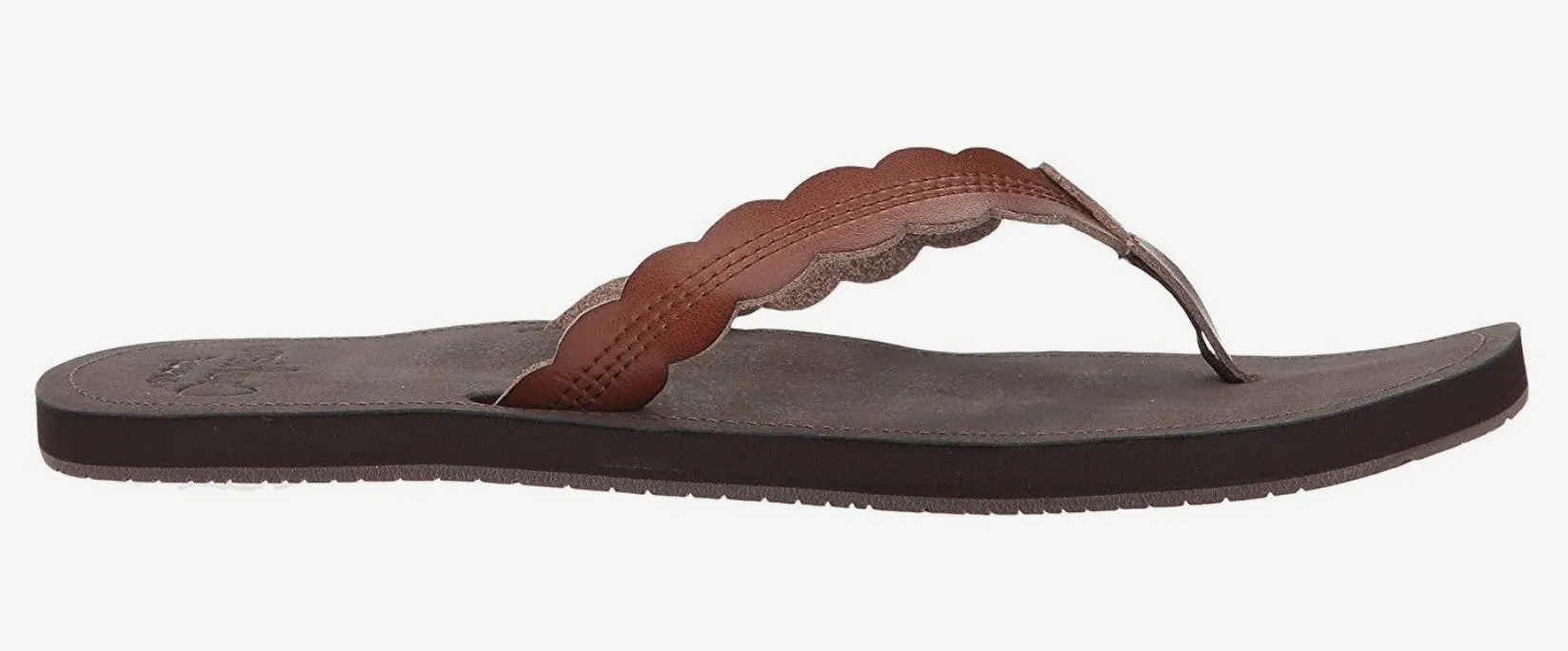 Reef Women's Arch Support Cushion Celine Rust Brown Flipflop
